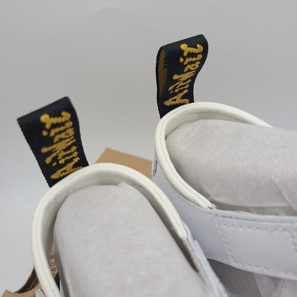 Dr Martens Blaire Quad Women's Strap Sandals White Hydro Leather Size 8 New - Picture 8 of 10